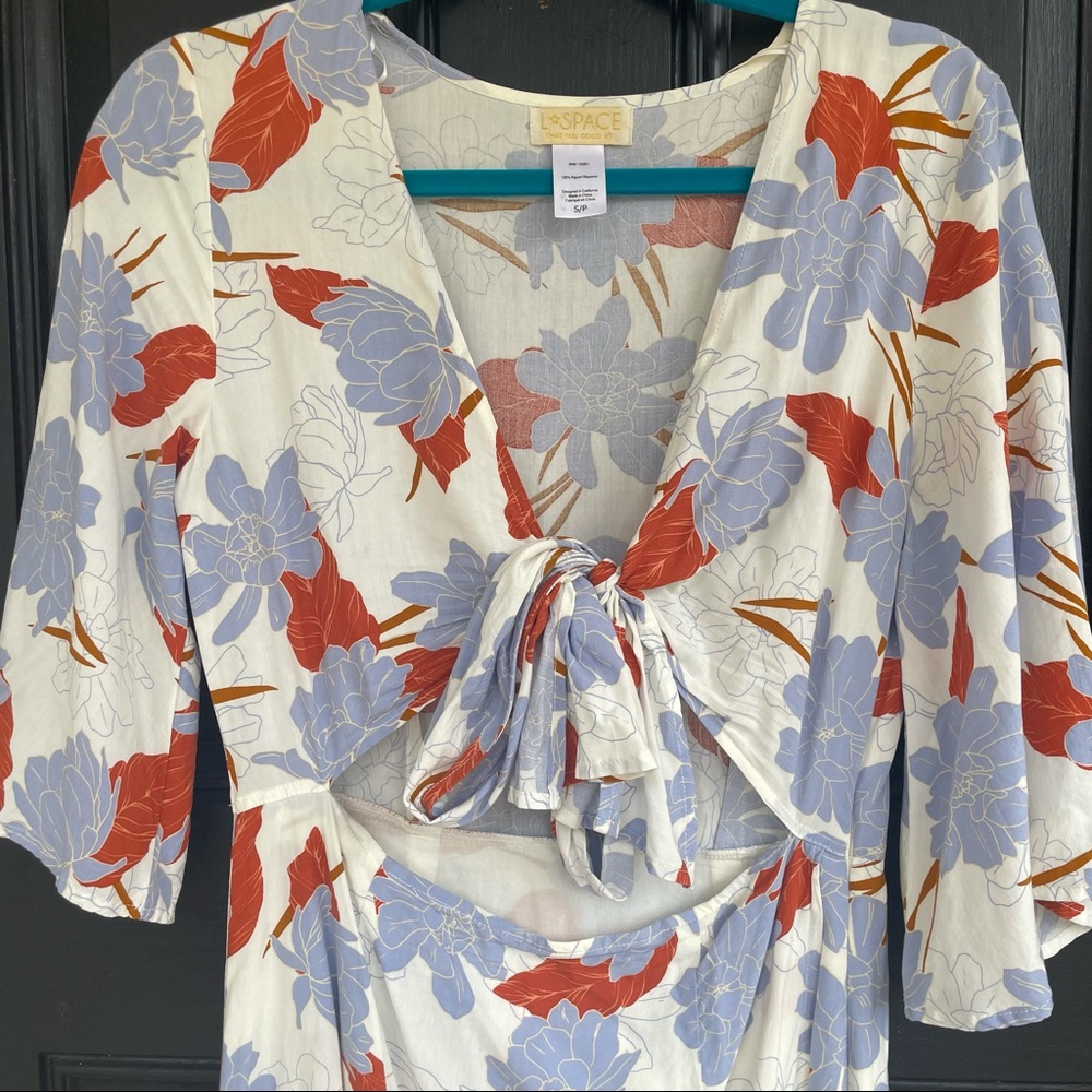 l*space Maxi Wrap Tie Dress with Cutout - Picture 6 of 11